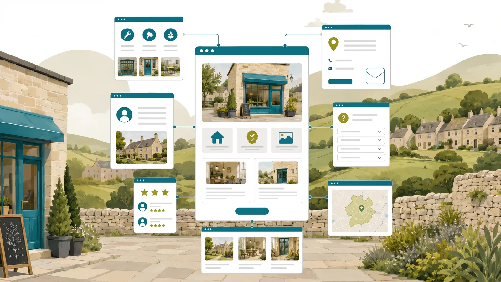 Local business website that is not converting visitors into enquiries